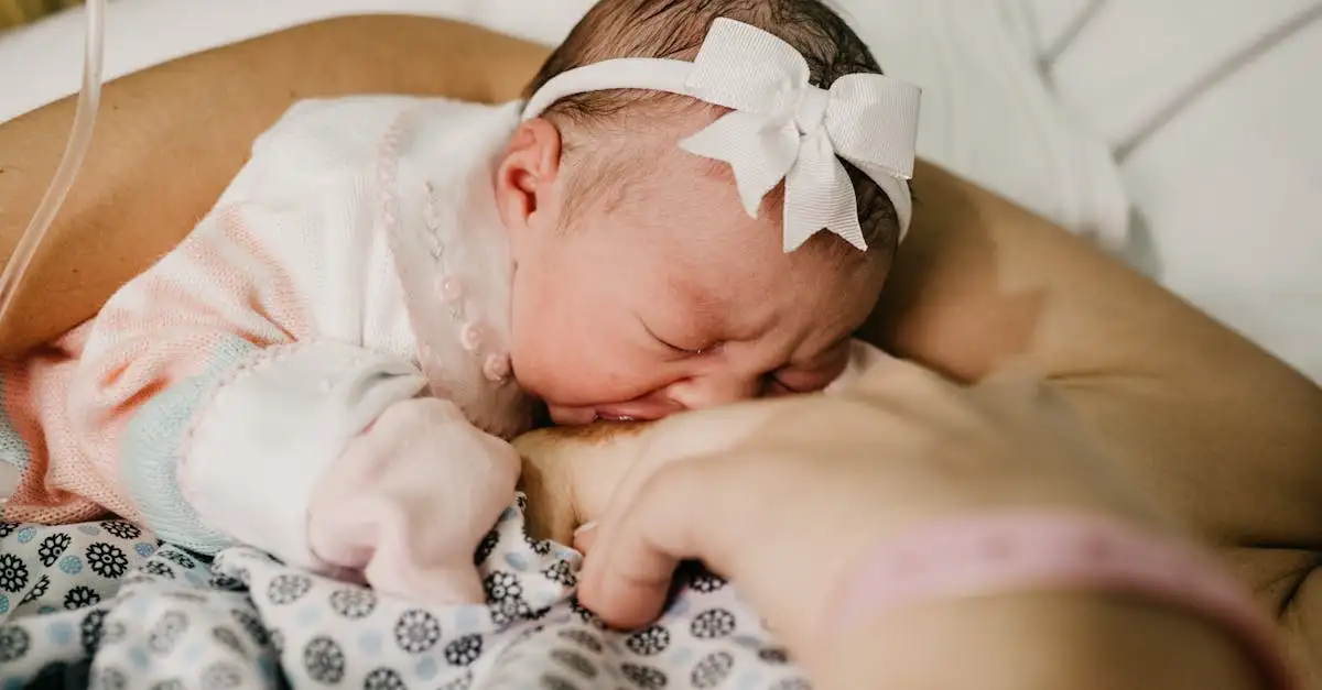 Baby onrustig na voeding